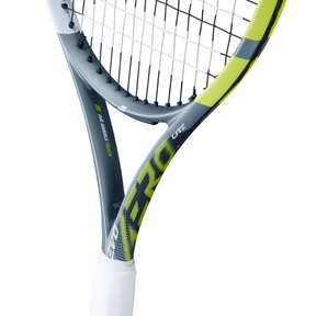 Babolat Evo Aero Lite 2026 Tennis Racket Strung - Grey/Yellow Tennis Rackets Babolat