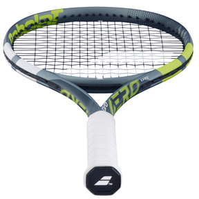 Babolat Evo Aero Lite 2026 Tennis Racket Strung - Grey/Yellow Tennis Rackets Babolat