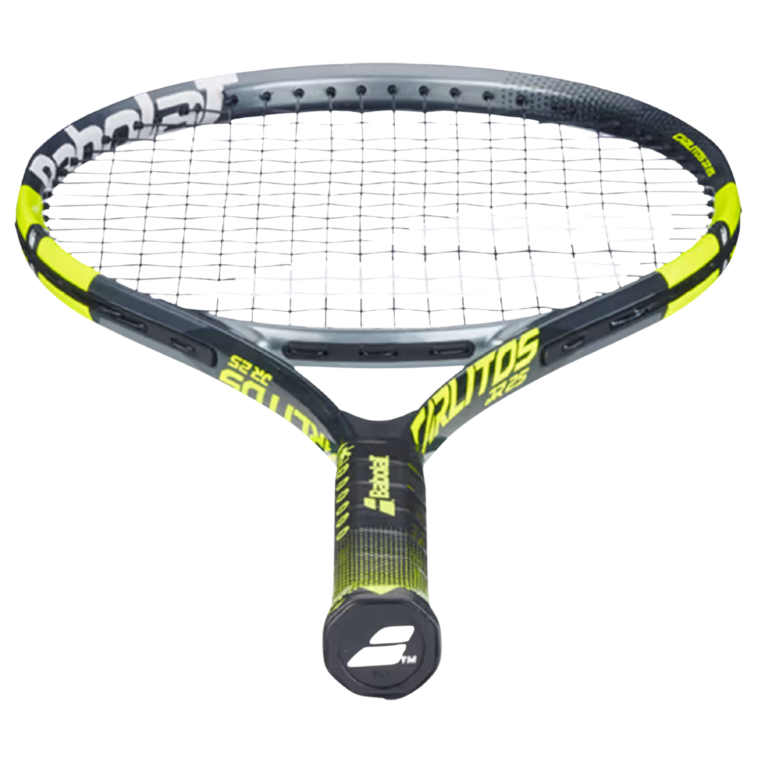 Babolat Carlitos Junior 25 2026 Badminton Racket Strung - Grey/Yellow Tennis Rackets Babolat