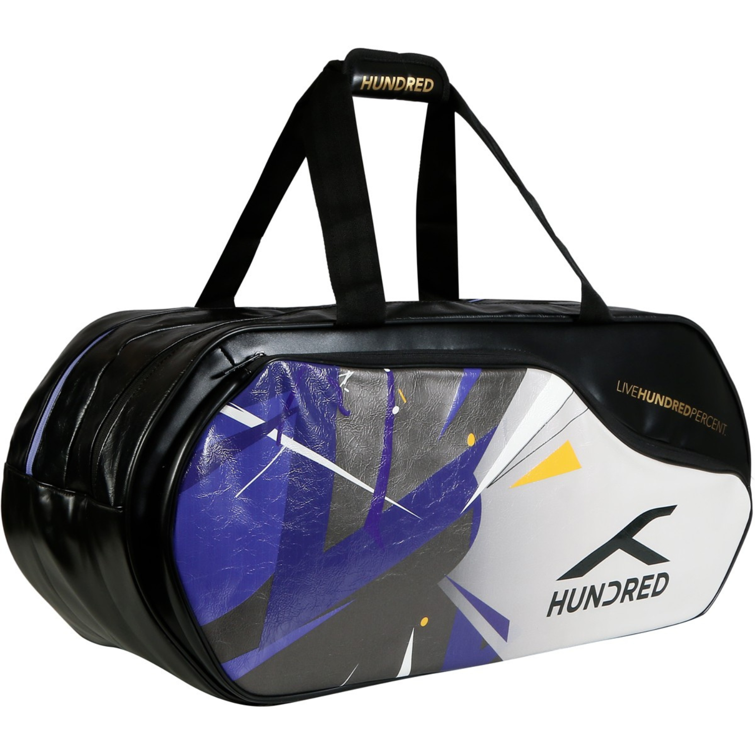 Hundred Trailblazer Badminton Kit Bag - Blue/Black Luggage Hundred