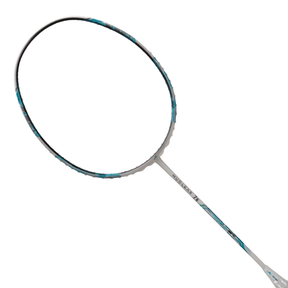 Hundred Nuclear 78 5U Badminton Racket - White/Blue Badminton Rackets Hundred