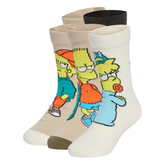 Adidas The Simpsons 5 Pack Socks Kids - Beige/Brown Brown Beige Clothing Adidas