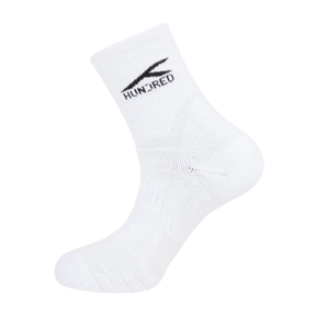 Hundred Quarter Socks - White/Black White Black One Size Clothing Hundred