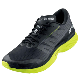 Yonex Power Cushion Saferun 100X Running Shoes (Men's) - Black/Yellow Clearance Yonex