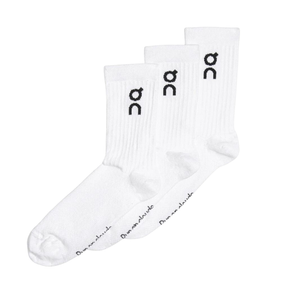 On Logo Sock High Unisex 3 pack - White White Clothing On Running