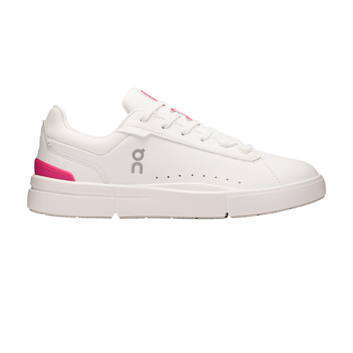 On Running The Roger Advantage Tennis Shoe Women - White/Pink 123123123 by On Running