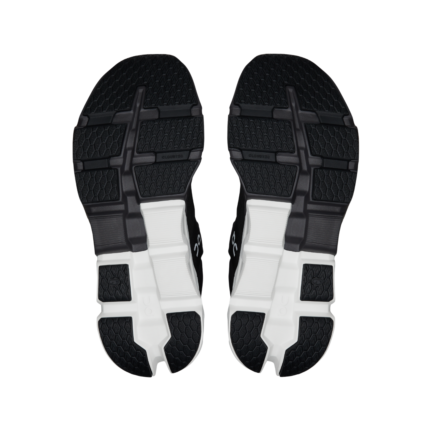 On Cloudflyer 5 Running Shoes Men - Black/White Running Shoes On Running