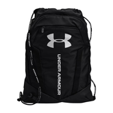 UA Undeniable Sackpack 1369220 Black Metallic Silver Backpack Under Armour