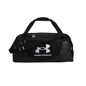 UA Undeniable 5.0 Medium Duffle 1369223 Black Metallic Silver Duffle Bag Under Armour