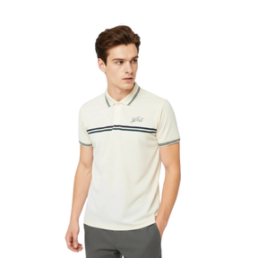 Yonex All England 1899 S/S Polo Shirt 26 - Cream Clothing Yonex
