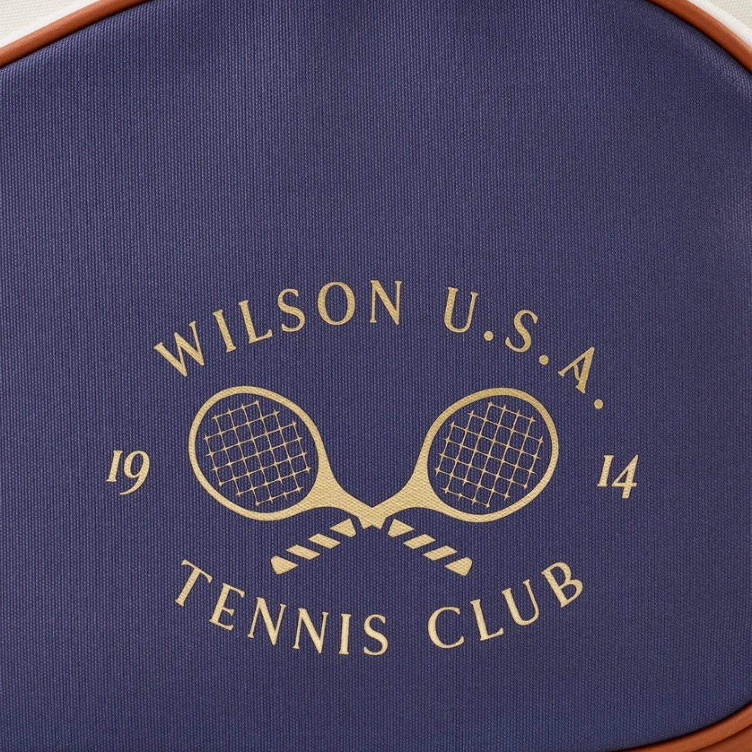 Wilson Heritage V2 6 Racket Bag - Cream/Navy Luggage Wilson