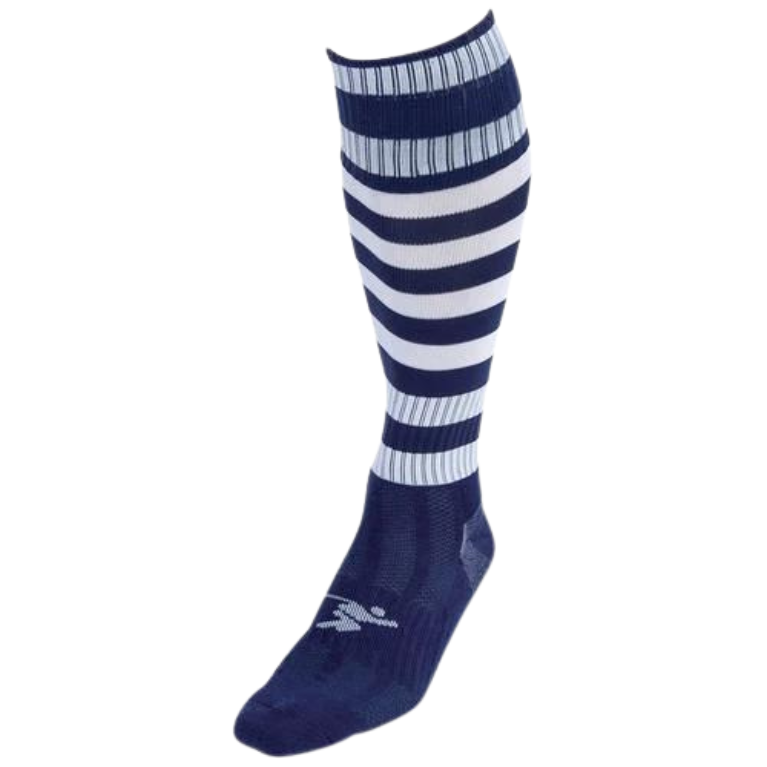 Precision Hooped Pro Football Socks Unisex - Navy/White Navy White 2026-11-07 00:00:00 +0000 Clothing Precision