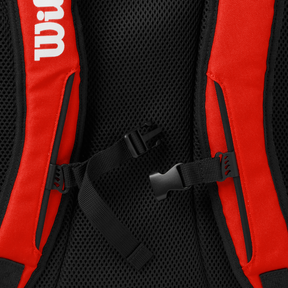 Wilson Tour Padel Backpack 2026 - Red/Black Luggage Wilson