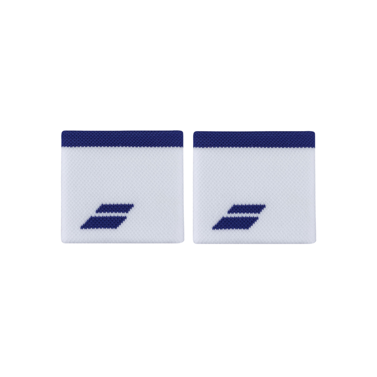 Babolat Logo Wristband Unisex (Twin Pack) - Multicolour White Blue 7.5 cm Accessories Babolat