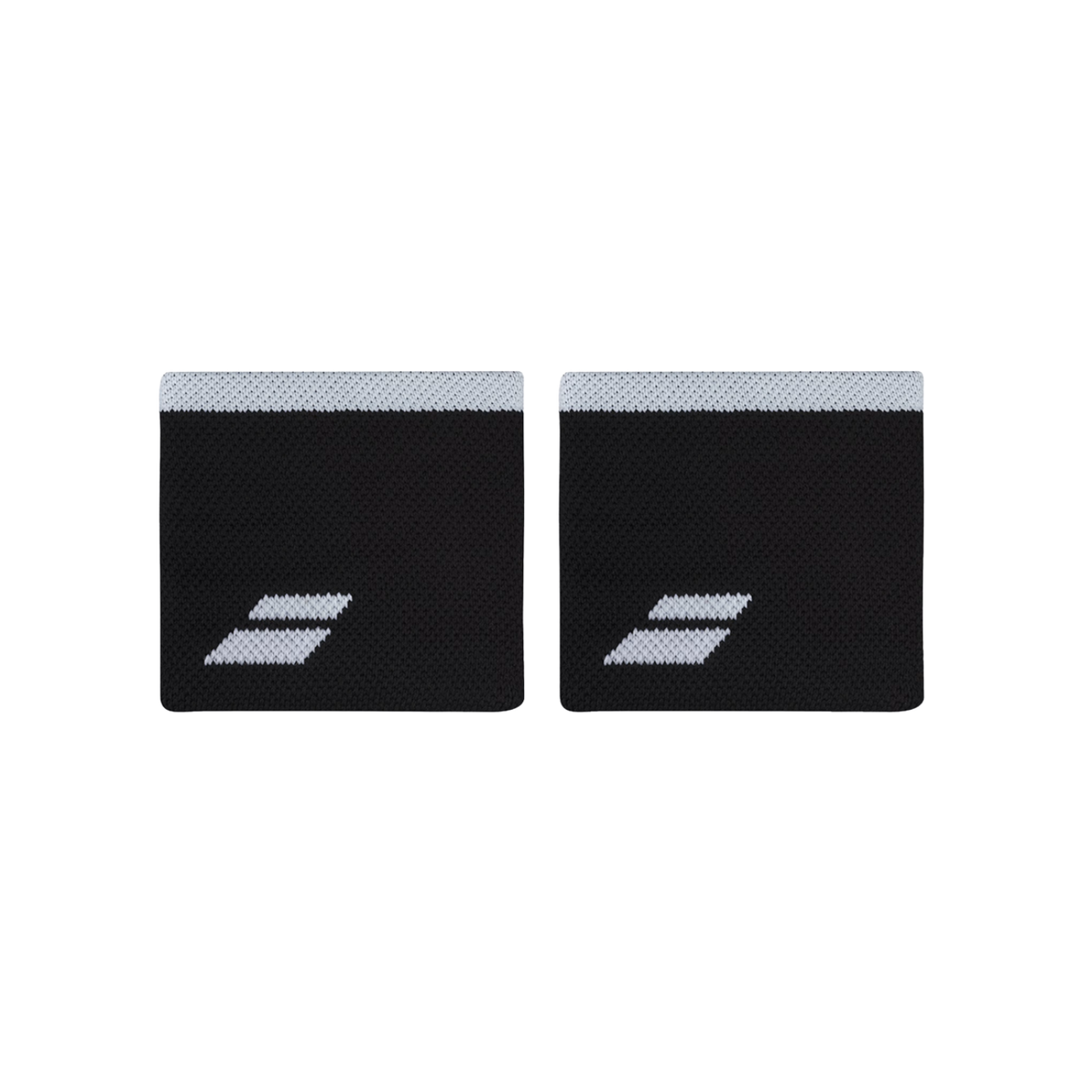 Babolat Logo Wristband Unisex (Twin Pack) - Black/White Black White 7.5cm Accessories Babolat
