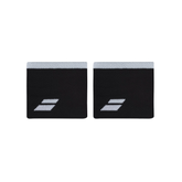 Babolat Logo Wristband Unisex (Twin Pack) - Black/White Black White 7.5cm Accessories Babolat