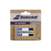 Babolat My Overgrip (3 Pack) - Black/Blue/White Black Blue White 3 Pack Overgrips Babolat