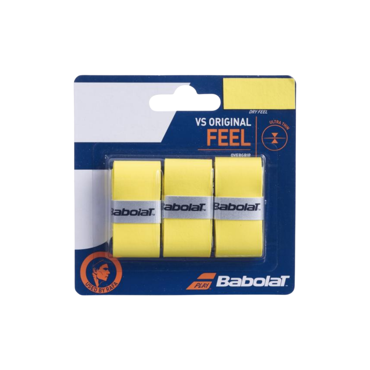 Babolat VS Original Overgrips (3 Pcs) Yellow 3 Pieces Clearance Babolat
