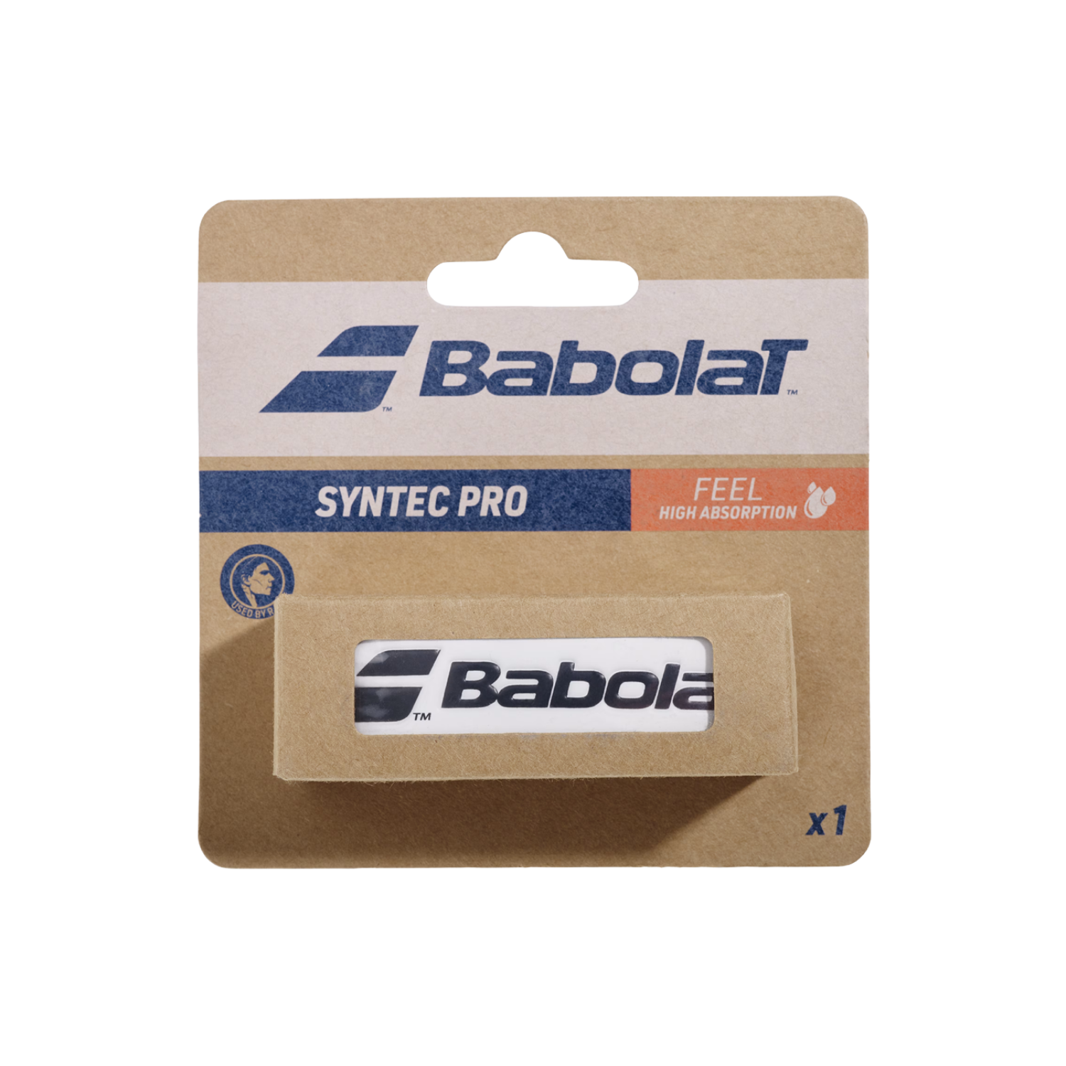 Babolat Syntec Pro Replacement Grip (Single) - Black Replacement Grips Babolat