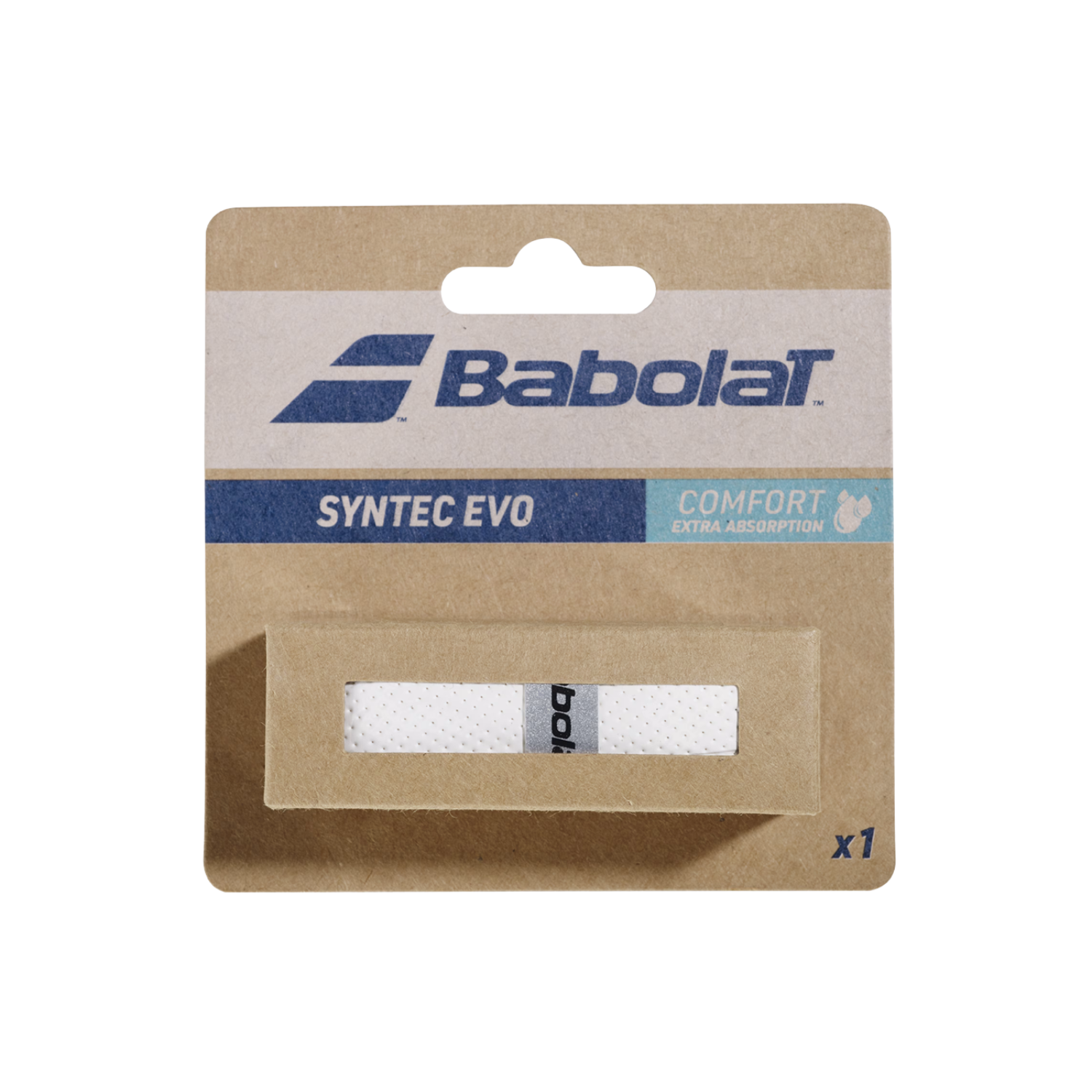 Babolat Syntec Evo Replacement Grip (Single) - Black Replacement Grips Babolat