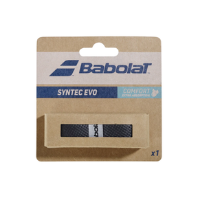 Babolat Syntec Evo Replacement Grip (Single) - Black Black Single Replacement Grips Babolat