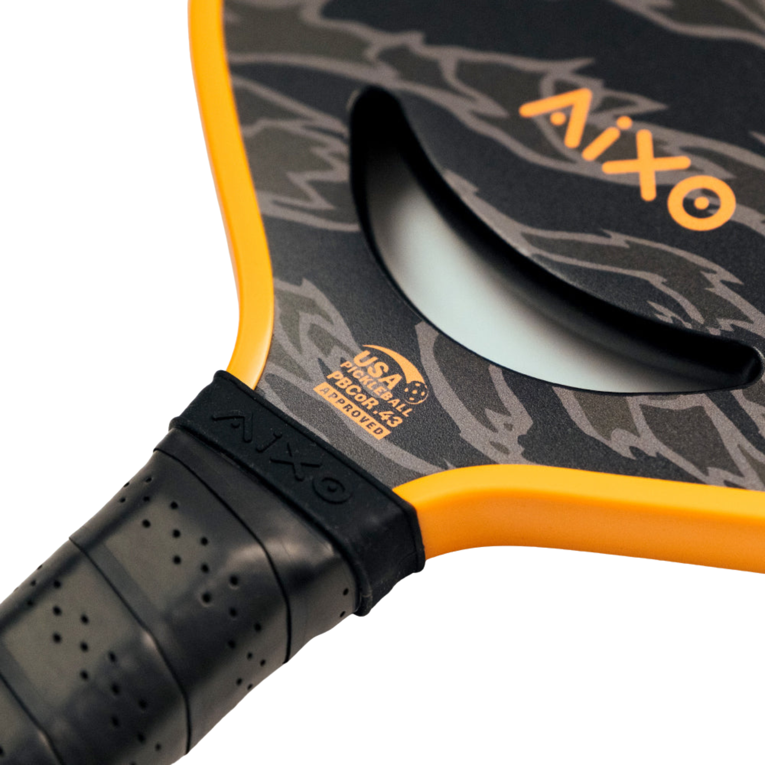 Aixo P14C Reaper Series Tiger King 18K Raw Carbon Pickleball Paddle Pickleball Paddle Aixo