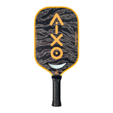 Aixo P14C Reaper Series Tiger King 18K Raw Carbon Pickleball Paddle Black Orange One Size Pickleball Paddle Aixo