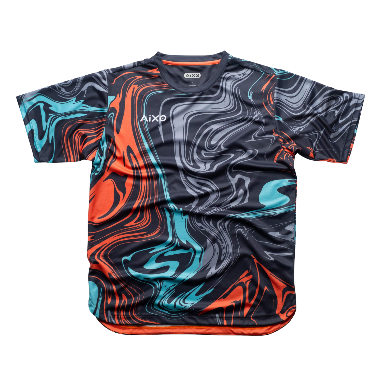Aixo Chrome Mens T Shirt Lilac GRAPHITE T Shirt Aixo