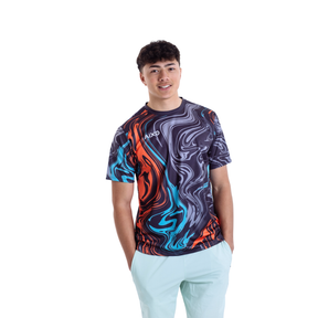 Aixo Chrome Mens T Shirt Lilac T Shirt Aixo