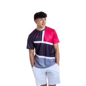 Aixo Court Mens T Shirt Graphite T Shirt Aixo