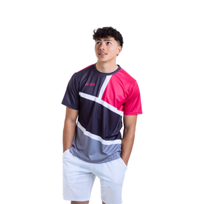 Aixo Court Mens T Shirt Graphite T Shirt Aixo