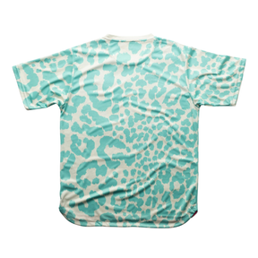 Aixo Leopard Mens T Shirt Ivory T Shirt Aixo