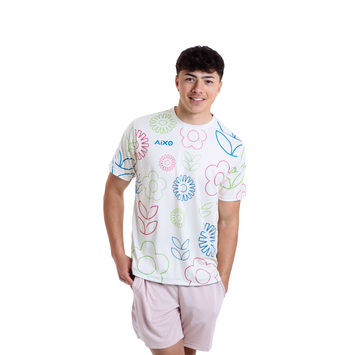 Aixo Spring Mens T Shirt Ivory T Shirt Aixo