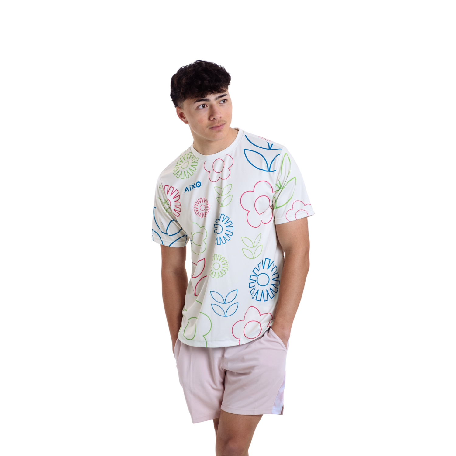 Aixo Spring Mens T Shirt Navy T Shirt Aixo