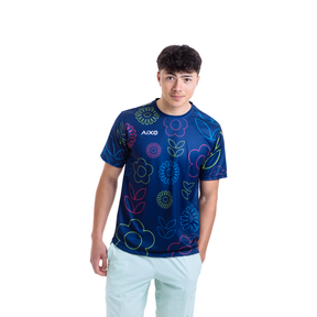 Aixo Spring Mens T Shirt Navy T Shirt Aixo