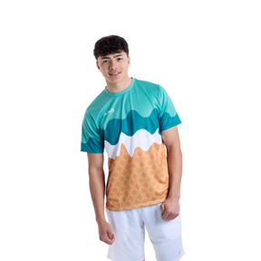 Aixo Sundae Mens T Shirt Vanilla Raspberry Chocolate T Shirt Aixo