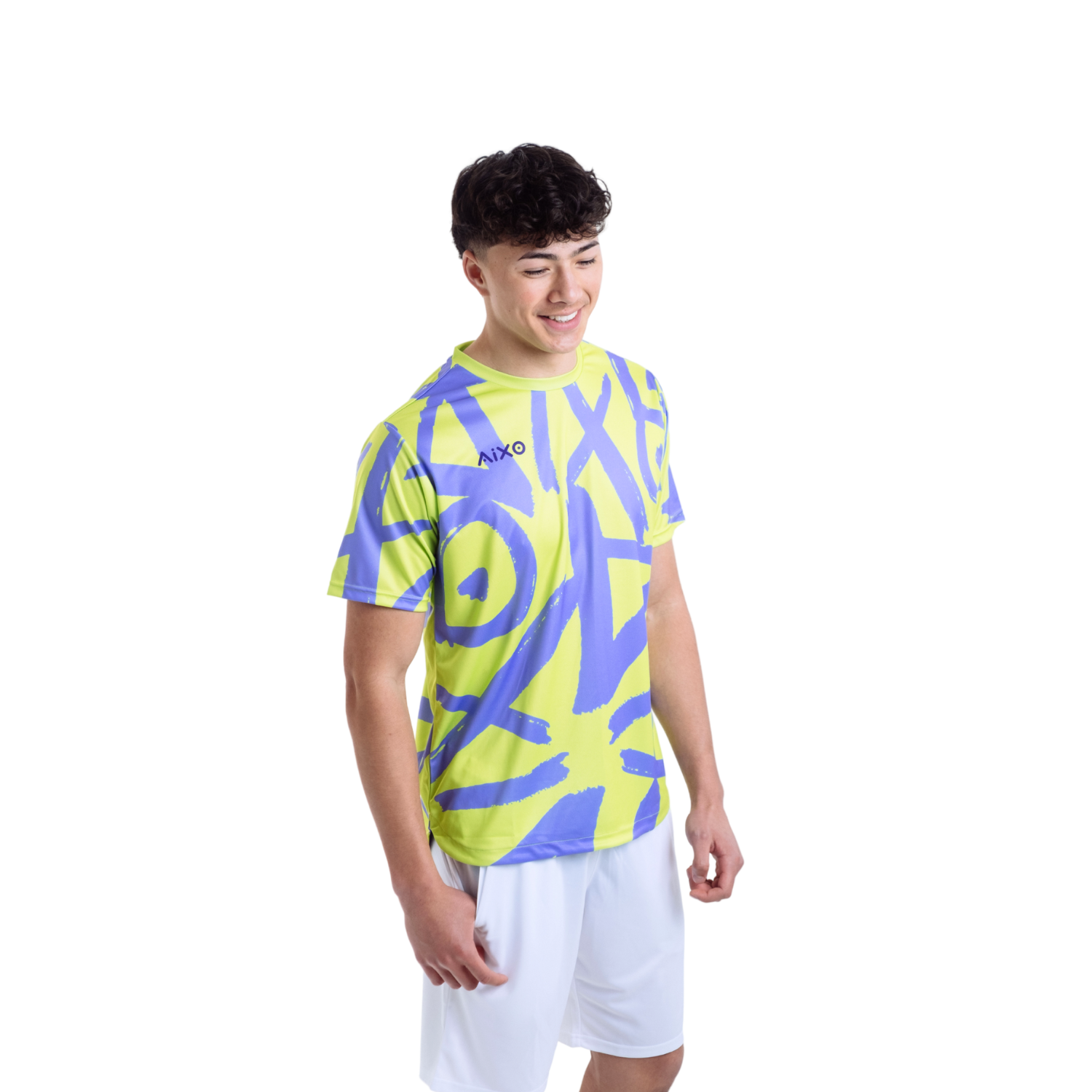 Aixo Tagged Mens T Shirt Lime T Shirt Aixo