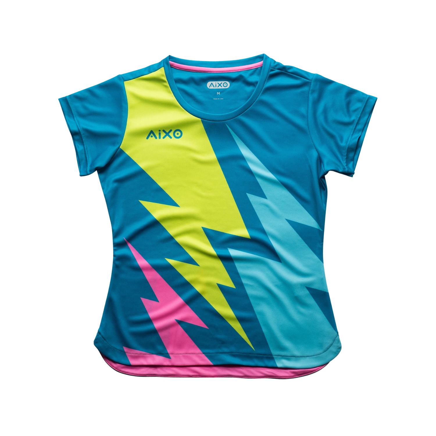 Aixo Bolt T-Shirt Womens (Pink) TEAL T Shirt Aixo