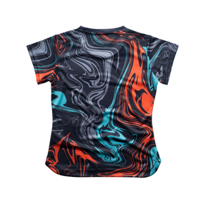 Aixo Chrome Womens T Shirt Graphite T Shirt Aixo