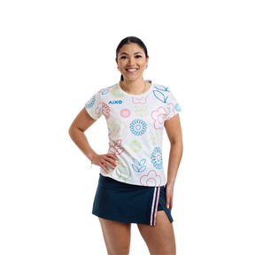Aixo Spring T Shirt Women Navy T Shirt Aixo