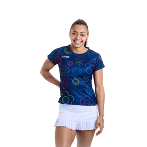 Aixo Spring T Shirt Women Navy T Shirt Aixo