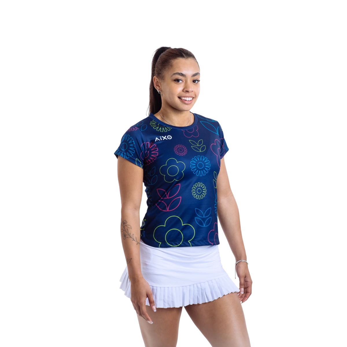 Aixo Spring T Shirt Women Navy T Shirt Aixo