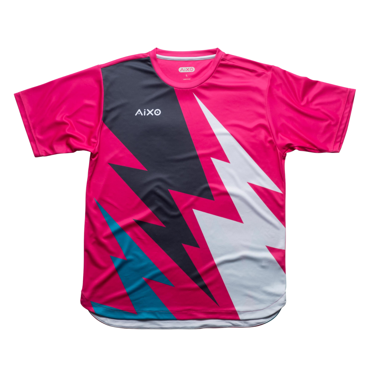 Aixo Bolt T-Shirt Mens (Pink) PINK T Shirt Aixo