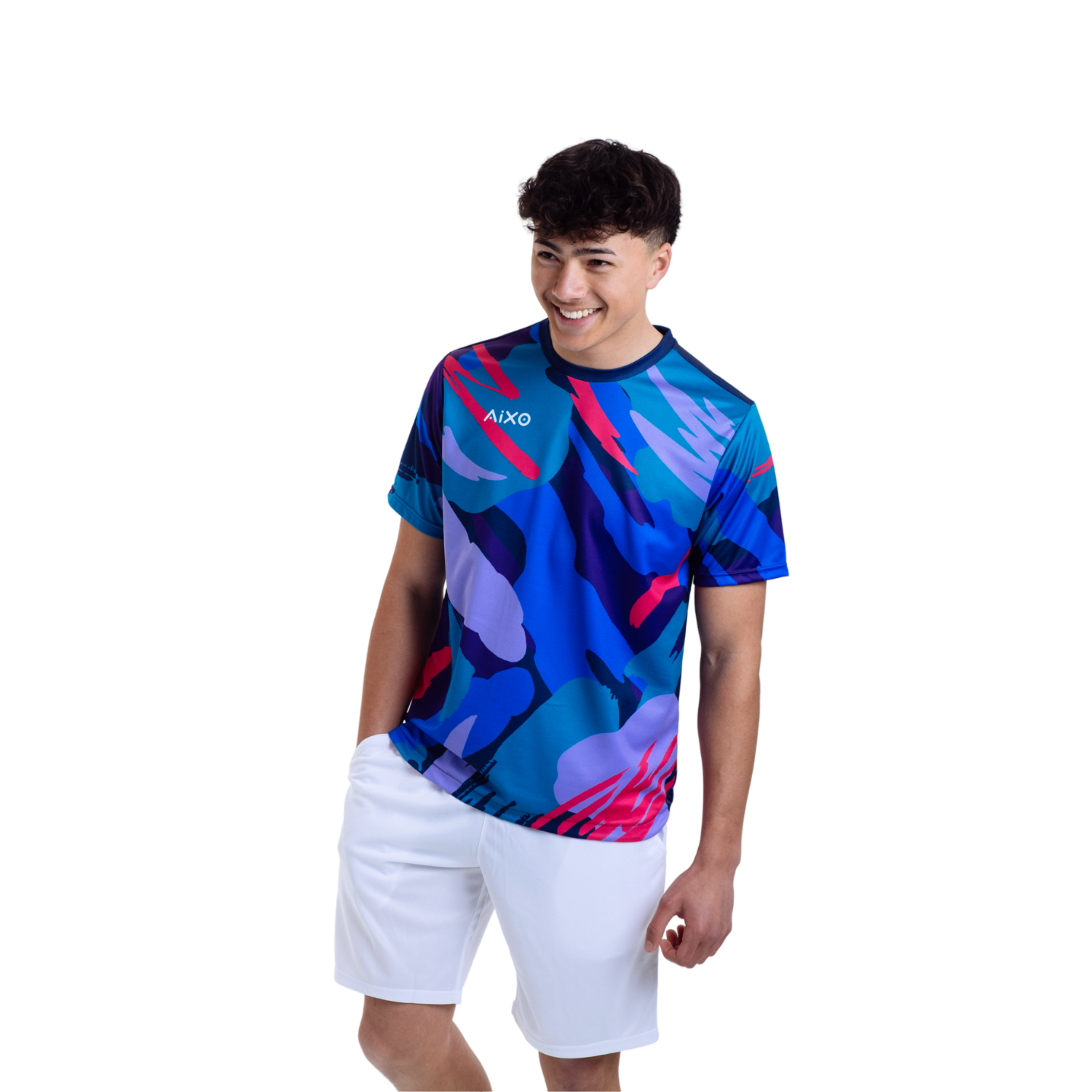 Aixo Abstract T-Shirt Mens (Multicolour) T Shirt Aixo