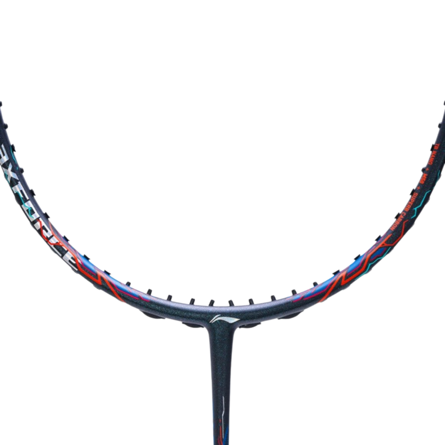 Li-Ning Axforce 90 Tiger Max Badminton Racket 4U - Molten Lava Badminton Rackets Li-Ning