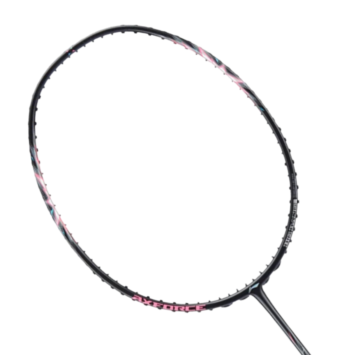 Li-Ning Axforce Bigbang Badminton Racket - Black/Neon Iridescent Pink Black Neon Iridescent Pink Badminton Rackets Li-Ning