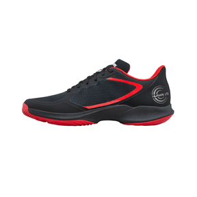 Wilson Hurakn Lite Padel Shoe Men - Black/Red Padel Shoes Wilson