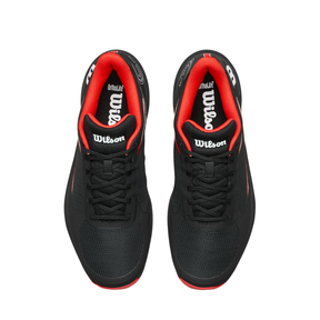 Wilson Hurakn Lite Padel Shoe Men - Black/Red Padel Shoes Wilson