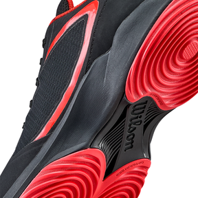 Wilson Hurakn Lite Padel Shoe Men - Black/Red Padel Shoes Wilson