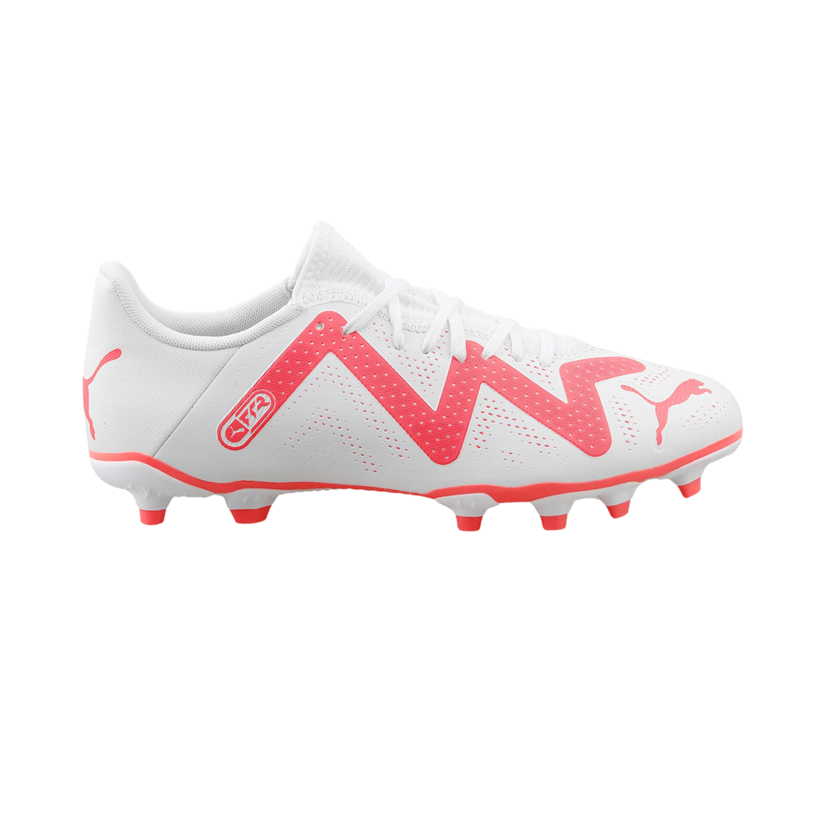 PUMA Future Play FG/AG Football Boots Men – Puma White/Fire Orchid shoes Puma